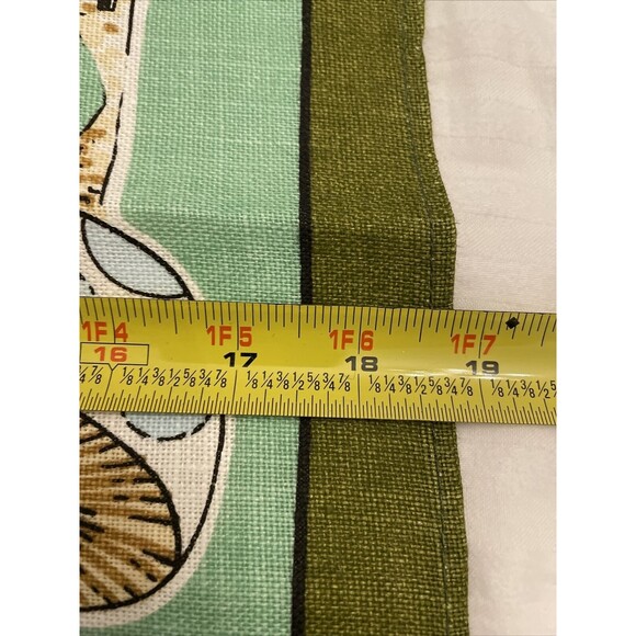 Fingal Irish Linen Irish Coffee Green Tea Towel Wall Hanging 19X30 In - Picture 5 of 12